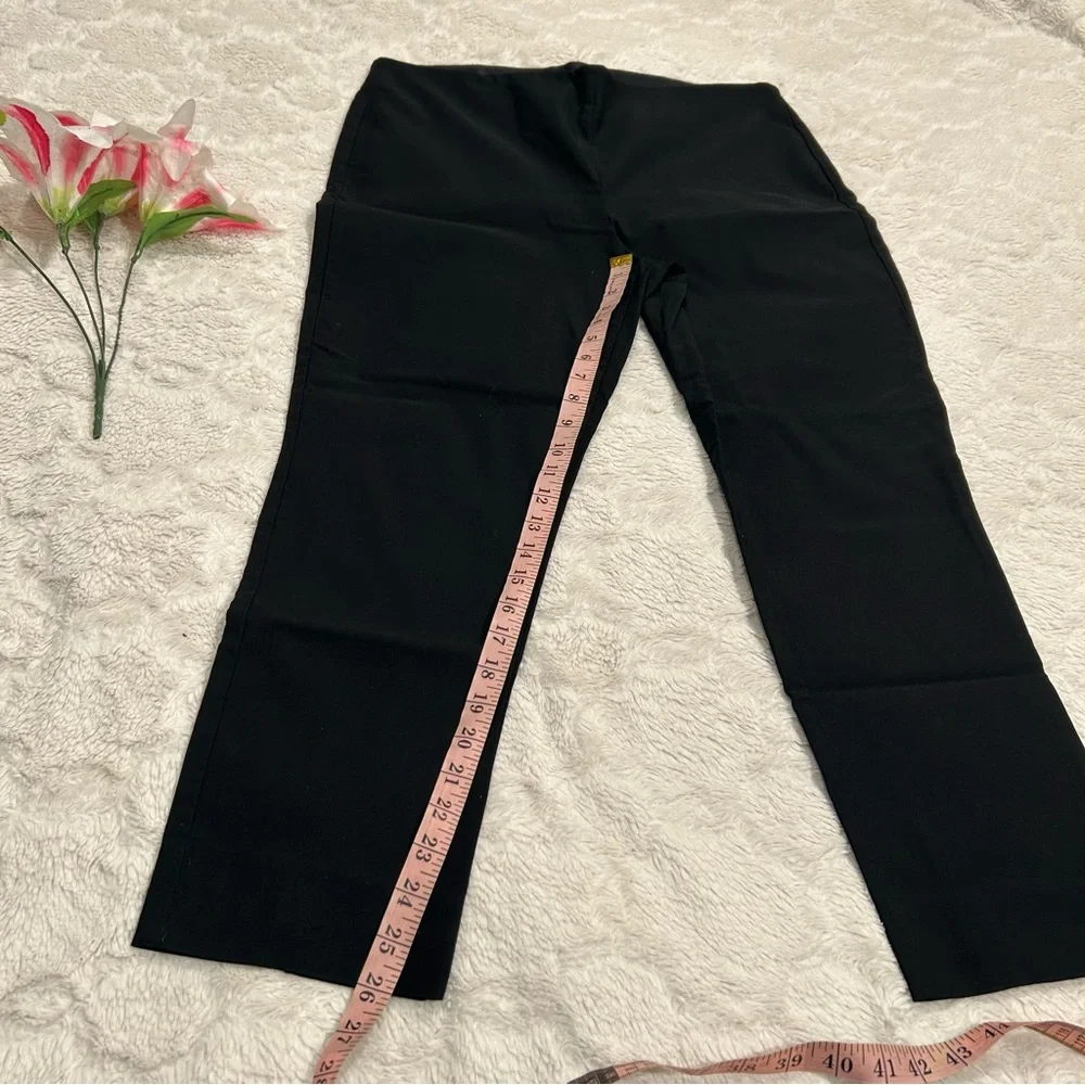 Chico's - Pull Ons - Black High Rise Cropped Ankle Pants 3R/16R - Picture 7 of 11